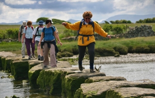 Afon Briant stepping stones, Menai Strait, Anglesey