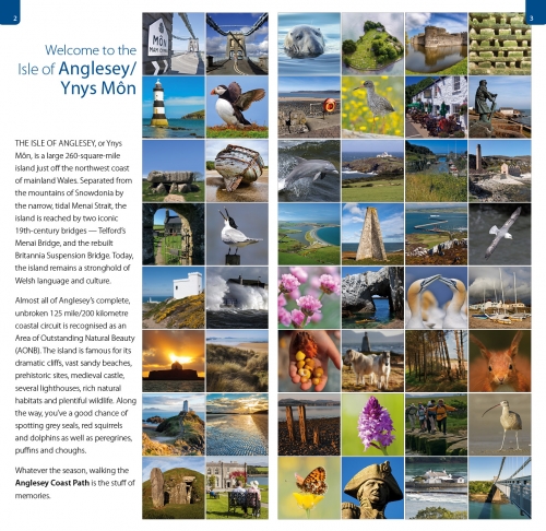 Anglesey Wales Coast Path OS map atlas - 1:25,000 scale