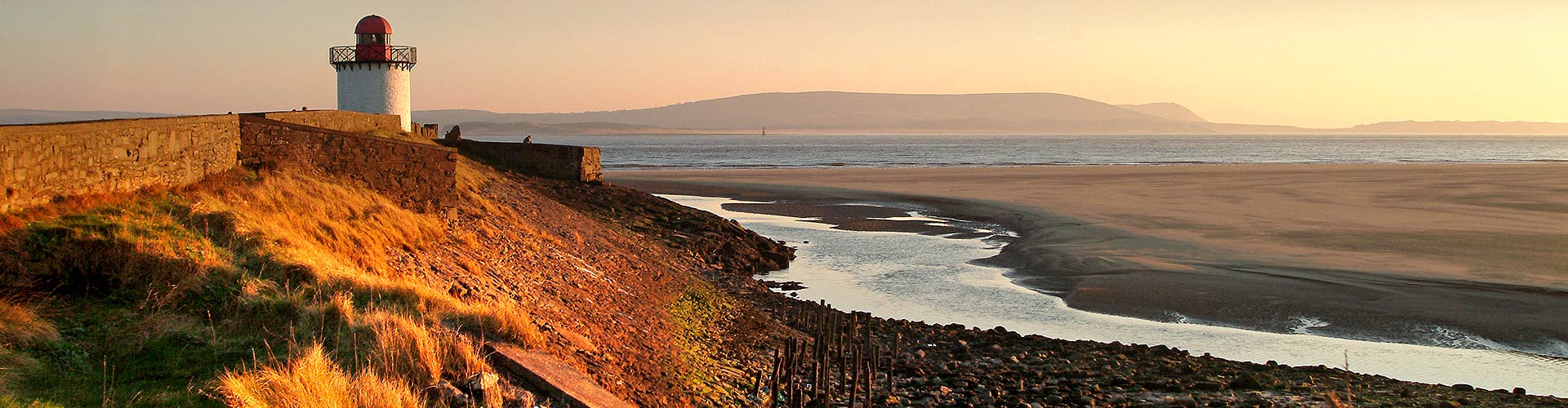 Burry Port lighthouse - on the Wales Coast Path