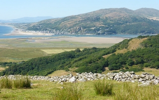 Overlooking the Mawddach Estuary from the hills above Friog, on the Wales Coast Path