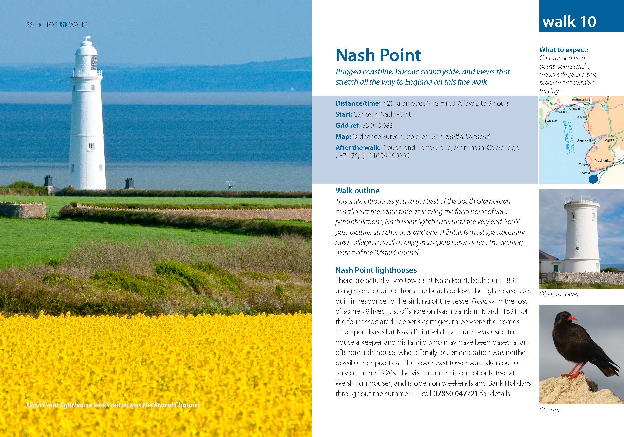 Top 10 Walks: Wales' Coast: Walks to Lighthouses