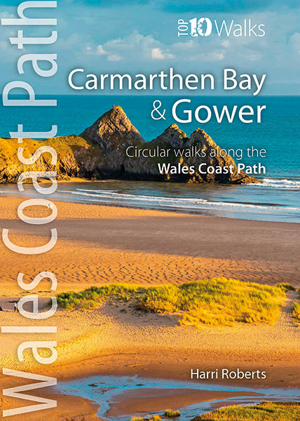 Three Cliffs Bay on the Gower - cover for Top 10 Walks: 'Carmarthen Bay and Gower'
