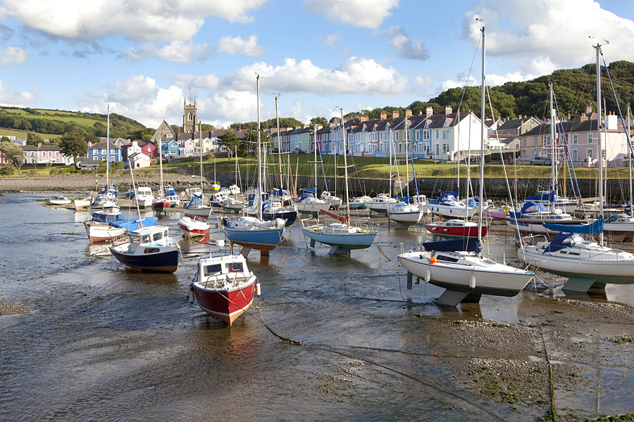 Aberaeron on the Ceredigion coast Aberaeron on the Ceredigion coast