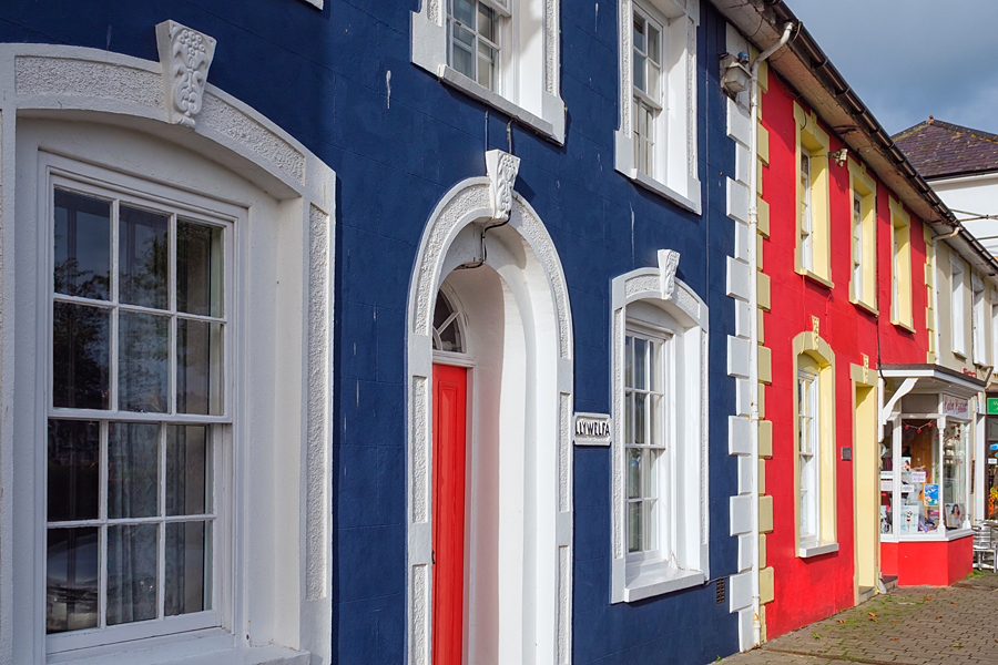 Colourful Aberaeron is on the Wales Coast Path Colourful Aberaeron is on the Wales Coast Path