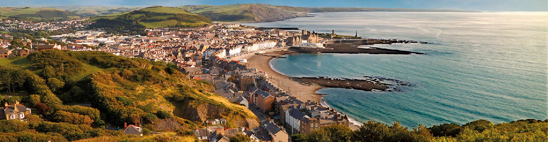 Aberystwyth on the Welsh Coastal Path