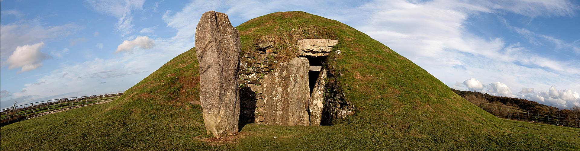 Bryn Celli Ddu, a reconstructed Neolithic burial chamber on Anglesey