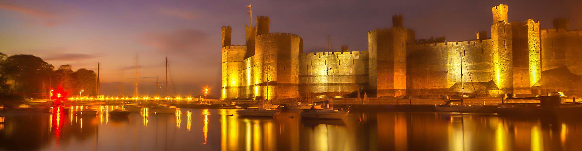 Caernarfon Castle is on the Wales Coast Path