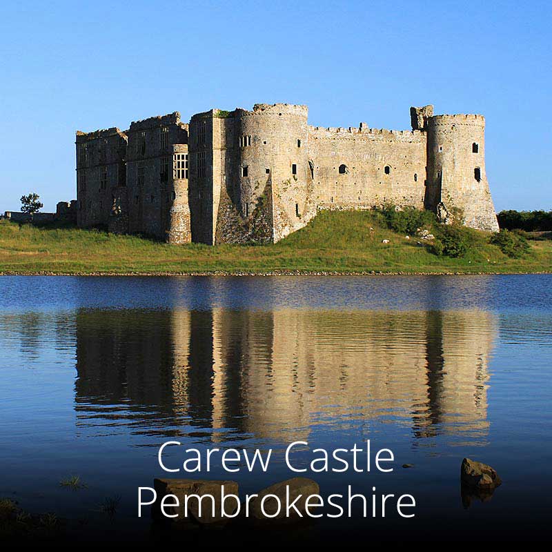 Carew Castle in Pembrokeshire