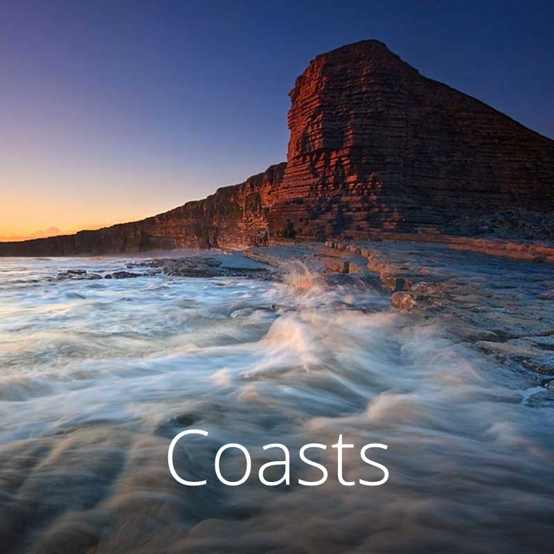 Dramatic limestone cliffs at Nash Point on the Glamorgan Heritage Coast