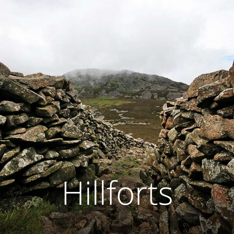 Entrance to an Iron Age hill fort in North Wales
