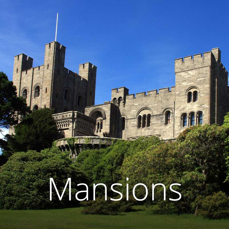 Penrhyn Castle in North Wales