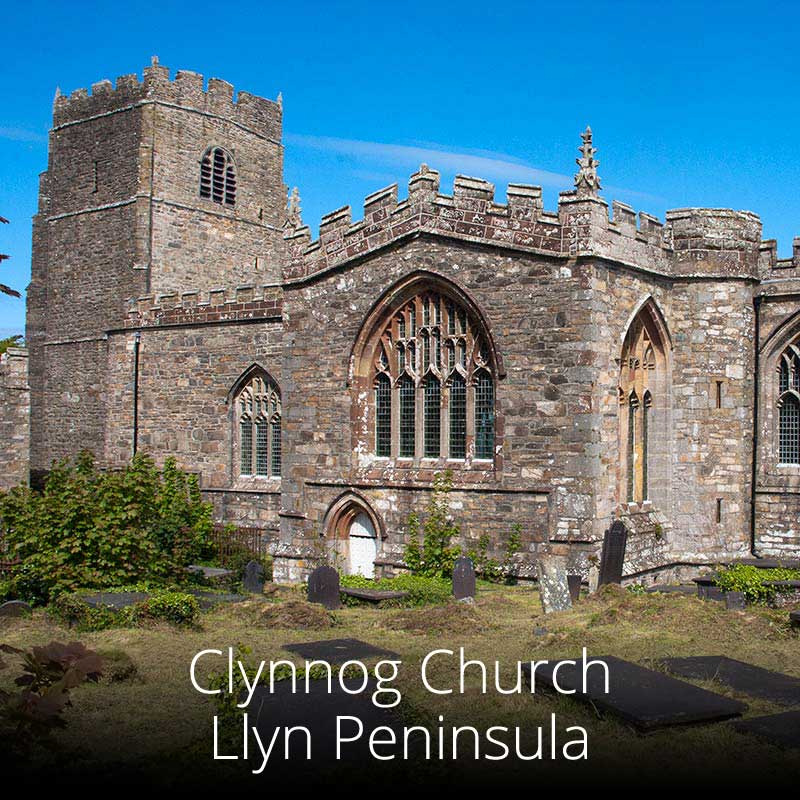 St Beuno's church at Clynnog is an ancient pilgrim's church on the medieval route to Bardsey Island
