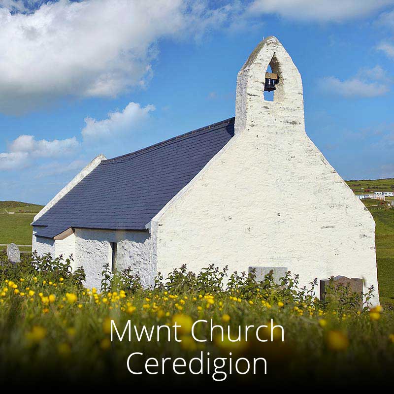 Mwnt is a tiny, atmospheric church set above a beach in Ceredigion