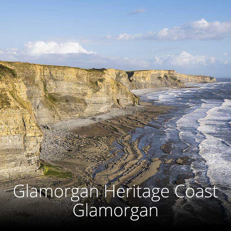 Wales' stunning 'Glamorgan Heritage Coast' stretches for 14 miles in South Wales