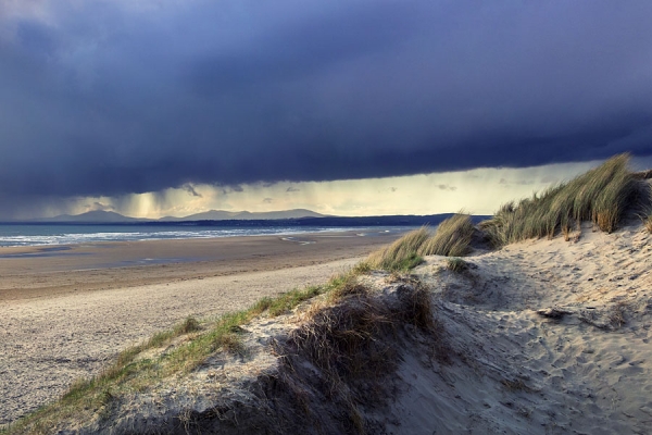 Storm light on Harlech Beach