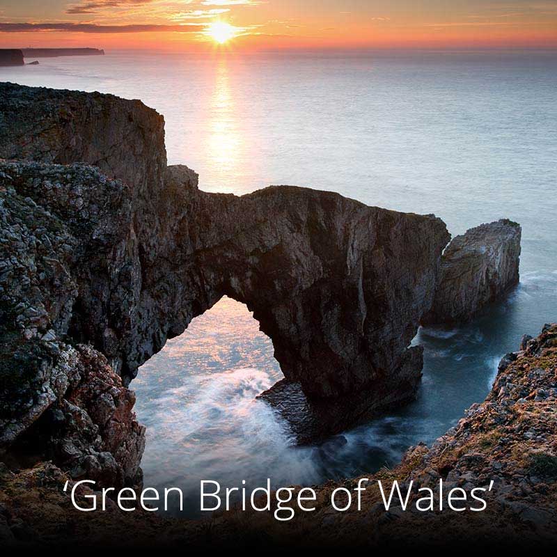 Green Bridge of Wales sea arch