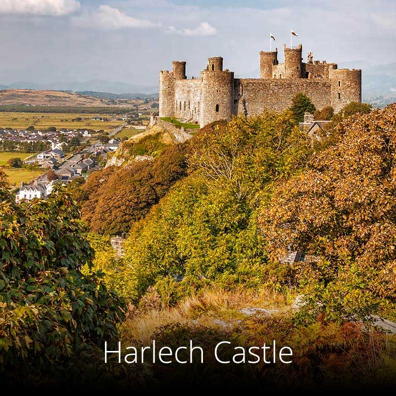 Harlech Castle on teh Wales Coast Path