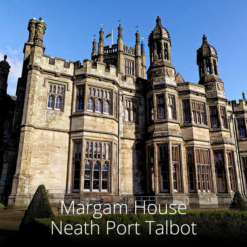 Margam House in South Wales
