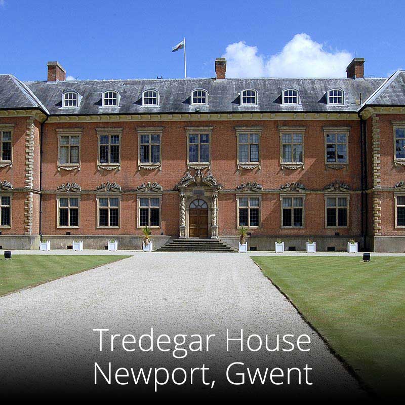Tredegar House, near Newport in South Wales