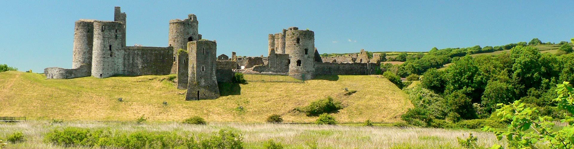 Kidwelly Castle - on the Wales Coast Path