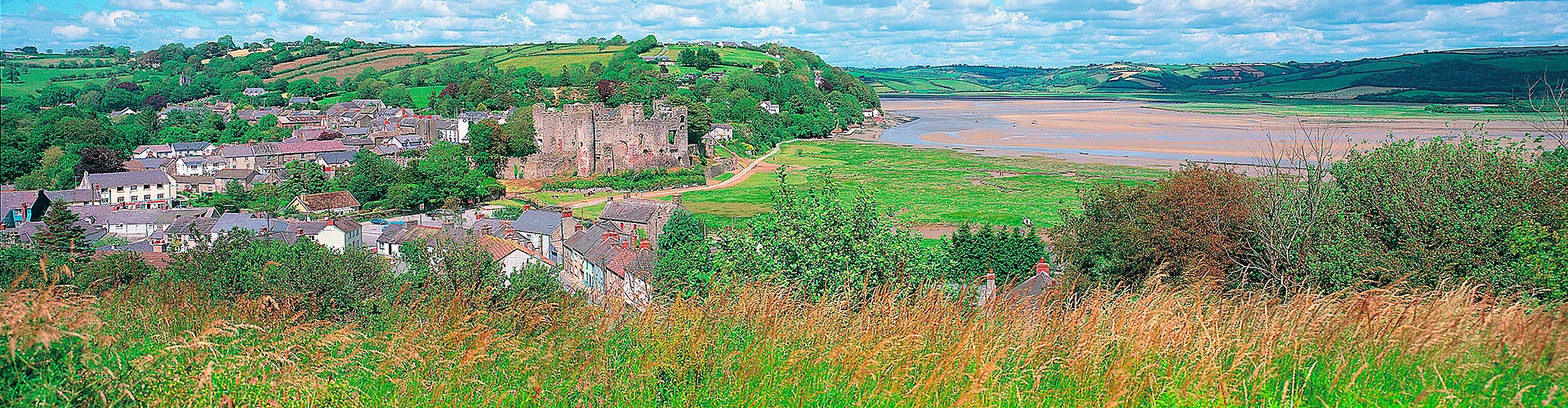 Taf estuary on the Wales Coast Path