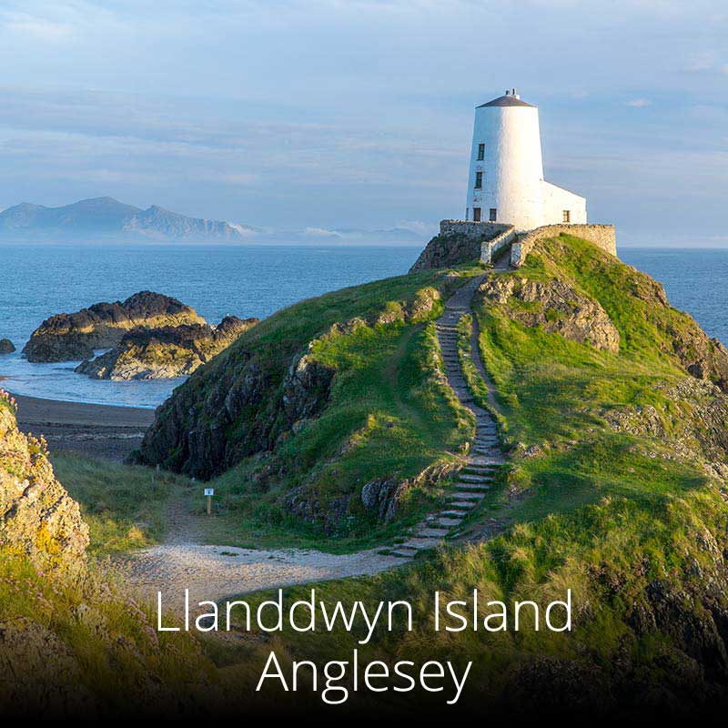 Llanddwyn island and its disused lighthouse are an iconic feature of the Isle of Anglesey