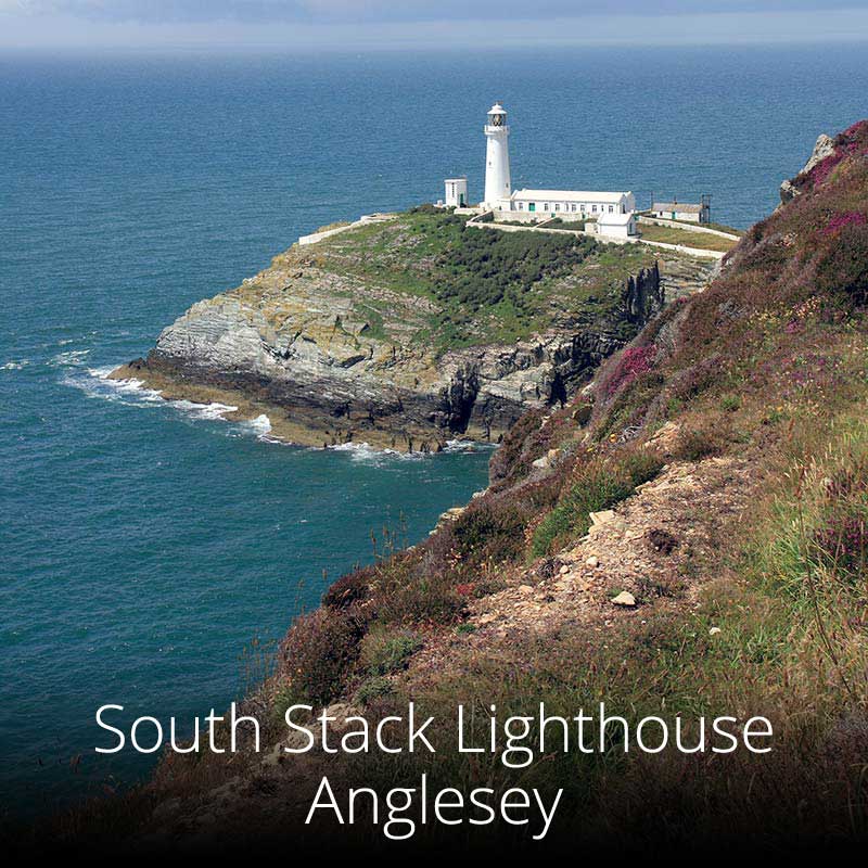 South Stack lighthouse on the north-west coast of Anglesey