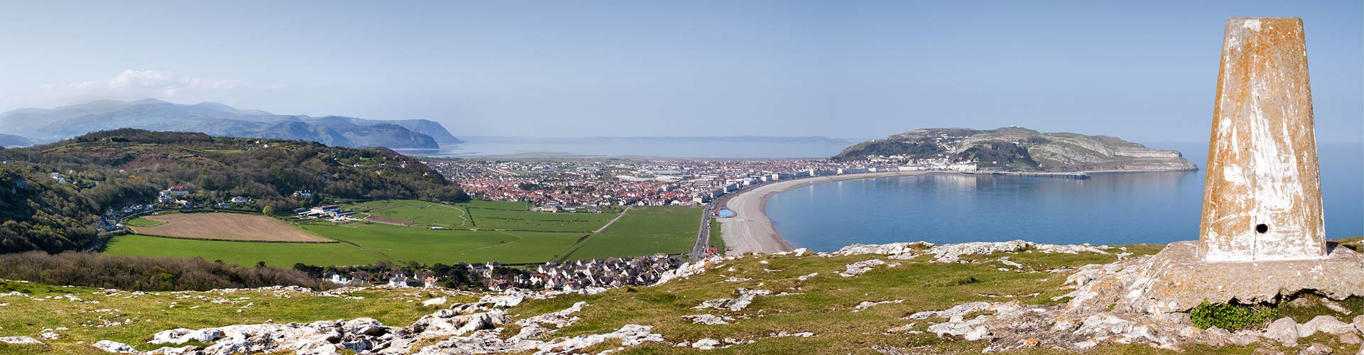 Looking towards the Great Orme from the Little Orme, on the Wales Coast Path
