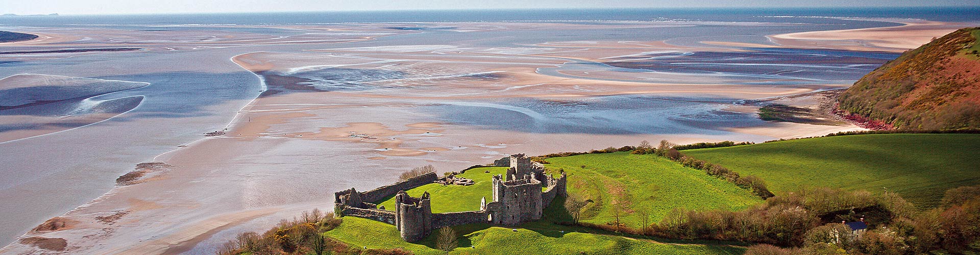 Llansteffan Castle - on the Wales Coast Path
