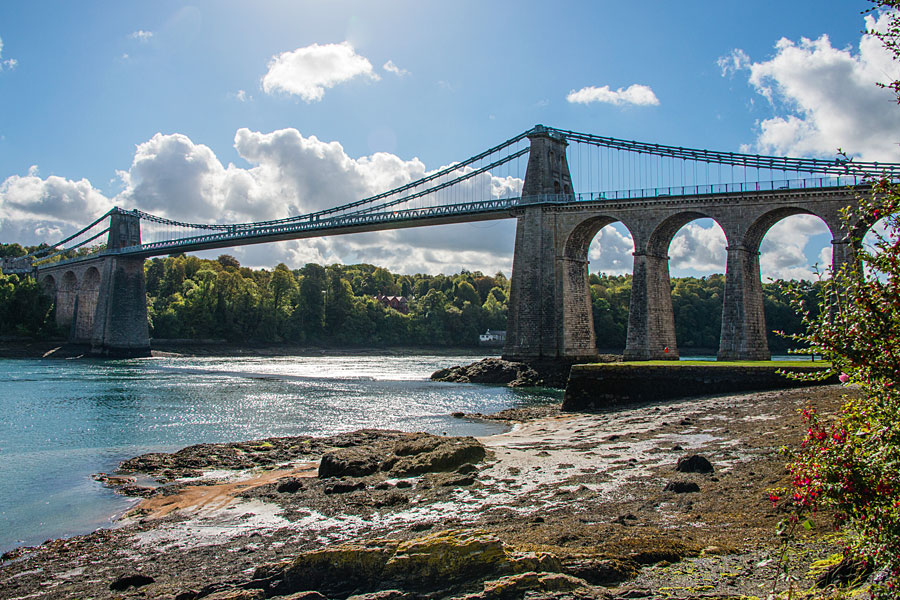 Menai suspension bridge, Anglesey Menai suspension bridge, Anglesey