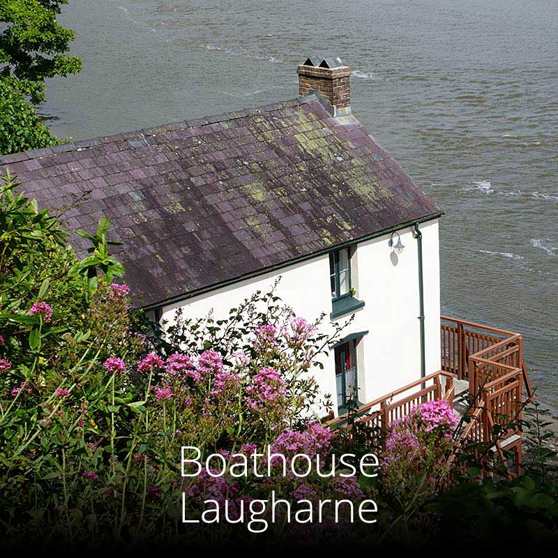Wales' favourite poet, Dylan Thomas, wrote several of his best known poems in the Boathouse, overlooking the estuary