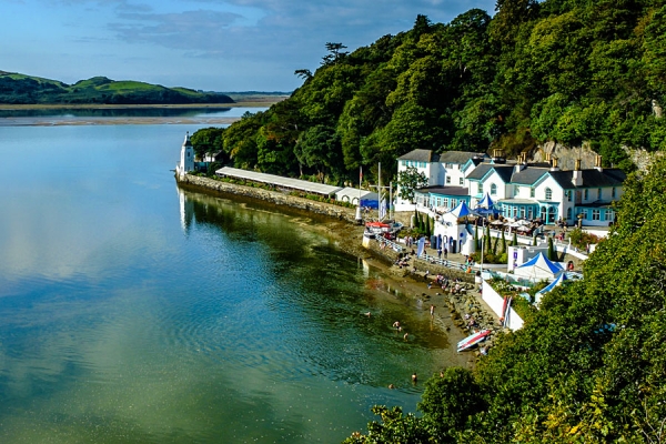 Portmeirion - an Italianate village near Porthmadog