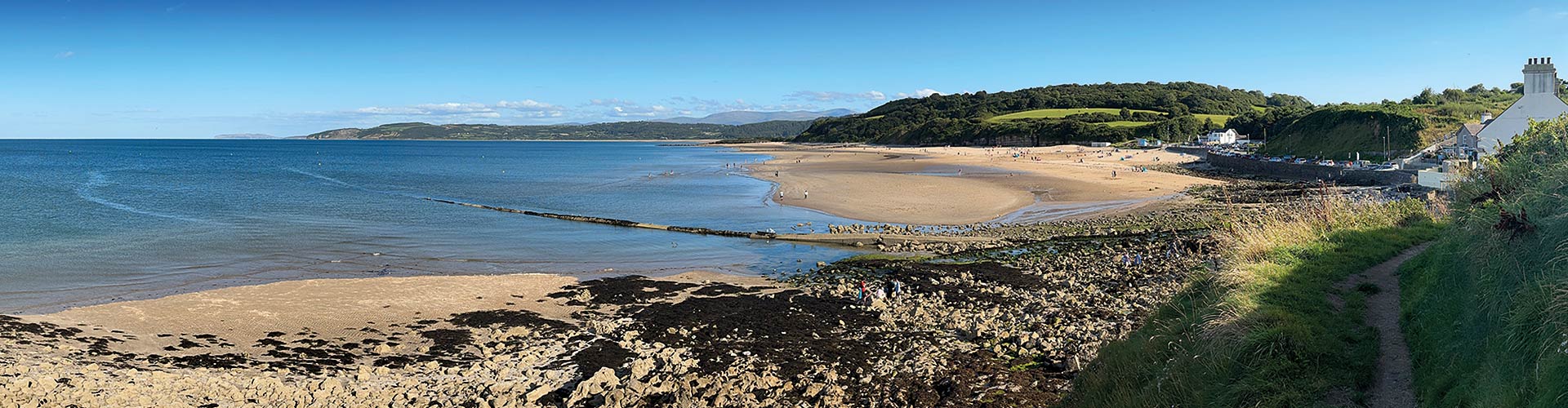 Red Wharf Bay panorama