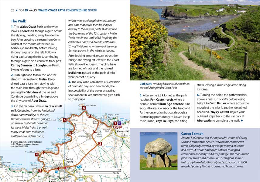 Top 10 Walks: Wales Coast Path: Pembrokeshire North